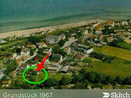 Baugrundst&uuml;ck im Jahre 1967