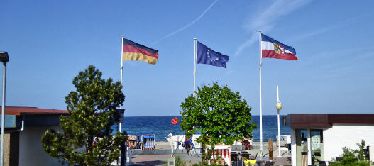 Der n&auml;chste Strandzugang vom Ferienhaus